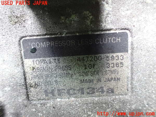 1UPJ-9234286025]ジープ・ラングラー(TJ40S)エアコンコンプレッサー 中古_4