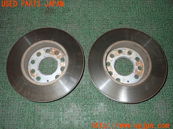 3UPJ=9234300305]VW ゴルフトゥーラン TSI ハイライン(1TBLG)純正 リアディスクローター スリット入り 中古_4