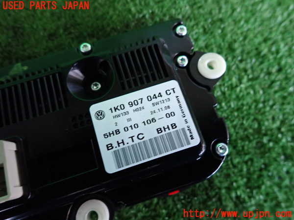 2UPJ-9234306066]VW ゴルフ トゥーラン(1TBLG)エアコンスイッチ1 中古_3