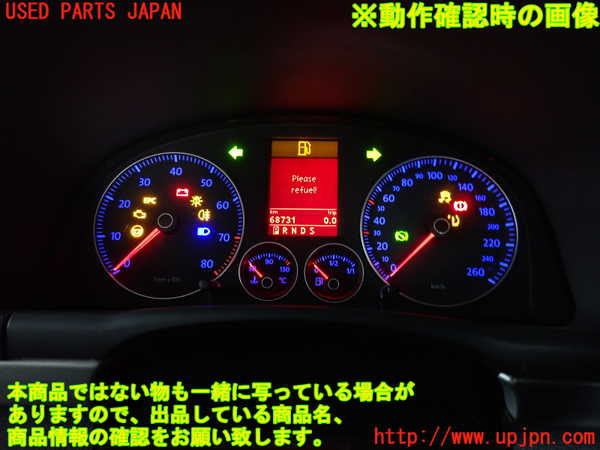 2UPJ-9234306170]VW ゴルフ トゥーラン(1TBLG)スピードメーター 中古_5