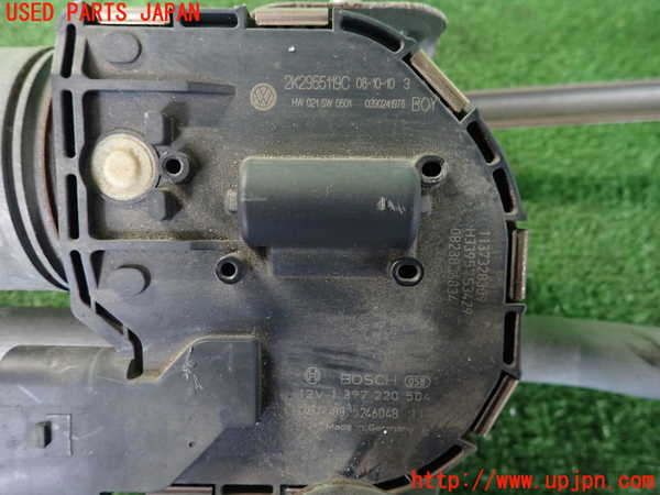 2UPJ-9234306770]VW ゴルフ トゥーラン(1TBLG)フロントワイパーモーター 中古_2