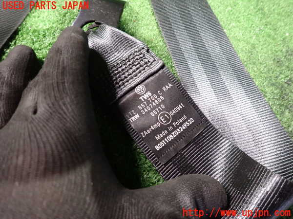 2UPJ-9234307045]VW ゴルフ トゥーラン(1TBLG)運転席シートベルト 中古_2