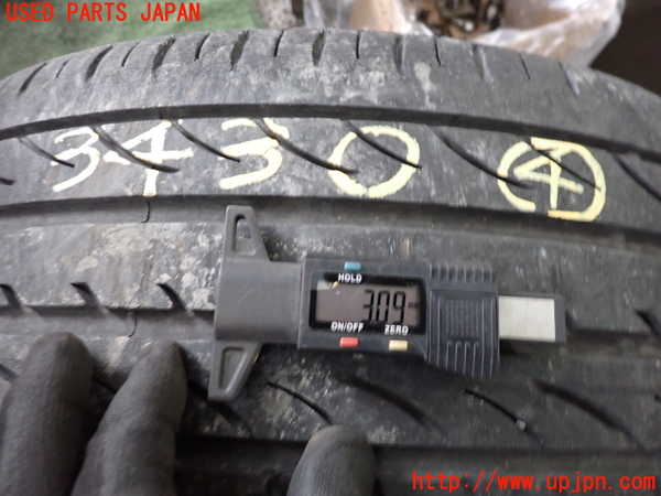 2UPJ-9234309039]VW ゴルフ トゥーラン(1TBLG)タイヤ　ホイール　1本④ 225/45ZR17 中古_3