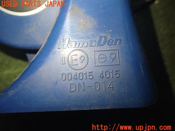 3UPJ=9234320563]ランドクルーザー VXリミテッド(FZJ80G)中期 DENSO デンソー HamaDen DN-014 ホーン クラクション 中古_5