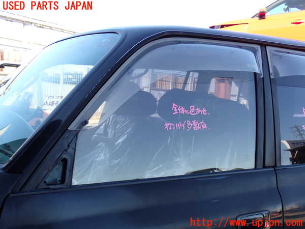 2UPJ-9234321260]ランクル80系(FZJ80G)左前ドア 中古 ASAHI M284 43R-00034_2