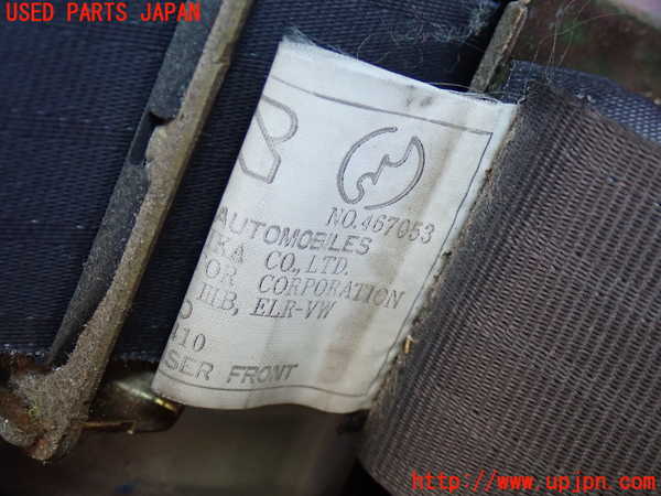 2UPJ-9234327075]ランクル80系(FZJ80G)助手席シートベルト 中古_3