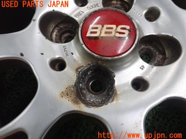 3UPJ=9234360905]BMW ミニ(MINI)ジョンクーパーワークス(MFJCW R56)BBS RG793 タイヤホイール 17×7J +45 PCD100 4穴 4本 ジャンク_3