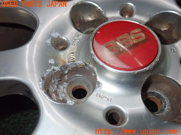 3UPJ=9234360905]BMW ミニ(MINI)ジョンクーパーワークス(MFJCW R56)BBS RG793 タイヤホイール 17×7J +45 PCD100 4穴 4本 ジャンク_4