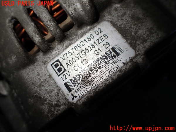 1UPJ-9234366015]BMW ミニ(MINI)ジョンクーパーワークス(JCW) R56(MFJCW)オルタネーター(ダイナモ) 中古_3