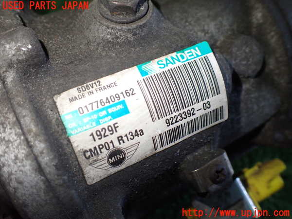 1UPJ-9234366025]BMW ミニ(MINI)ジョンクーパーワークス(JCW) R56(MFJCW)エアコンコンプレッサー 中古_2