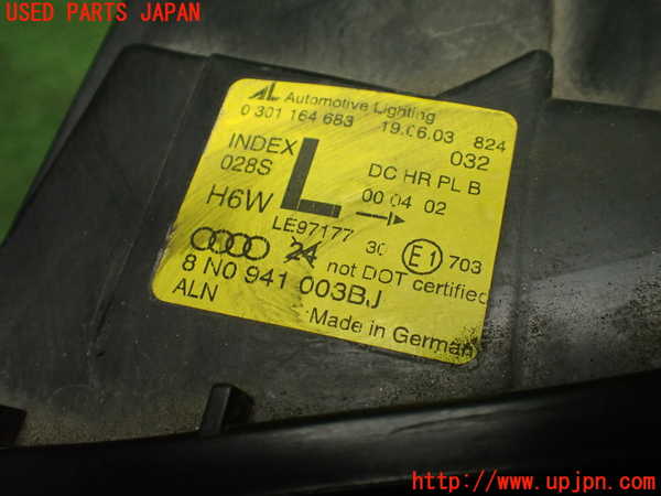 1UPJ-9234401132]アウディ・TT ロードスター(8NAUQ)左ヘッドライト HID 中古_4