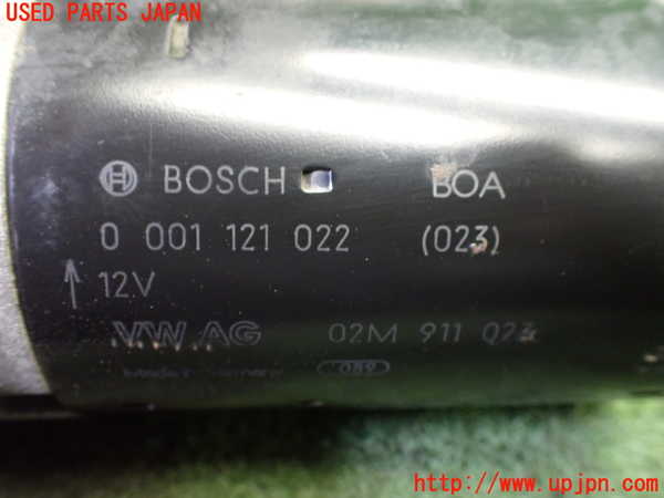 1UPJ-9234406010]アウディ・TT ロードスター(8NAUQ)セルモーター 中古_4