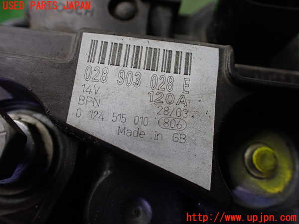 1UPJ-9234406015]アウディ・TT ロードスター(8NAUQ)オルタネーター(ダイナモ) ジャンク_5