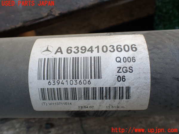 1UPJ-9234413410]ベンツ V350 W639(639811C)リアプロペラシャフト 中古_2