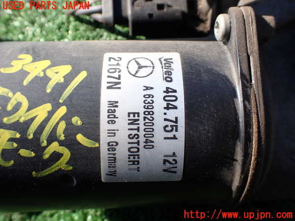 1UPJ-9234416770]ベンツ V350 W639(639811C)フロントワイパーモーター 中古_2