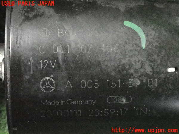 2UPJ-9234426010]ベンツ C200(204048)(204)セルモーター 中古_3