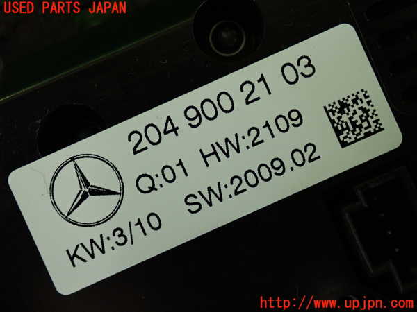 2UPJ-9234426066]ベンツ C200(204048)(204)エアコンスイッチ1 中古_3