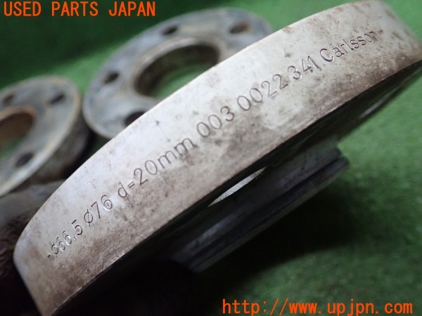 3UPJ=9234430971]ベンツ CLS350(219356C C219)Carlsson カールソン ワイドトレッドスペーサー 20mm PCD112 5穴 中古_5