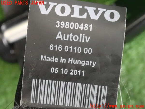 2UPJ-9234447075]ボルボ・S60(FB4164T)助手席シートベルト 中古_3