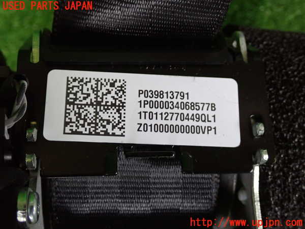 2UPJ-9234447135]ボルボ・S60(FB4164T)真中2列目シートベルト 中古_4