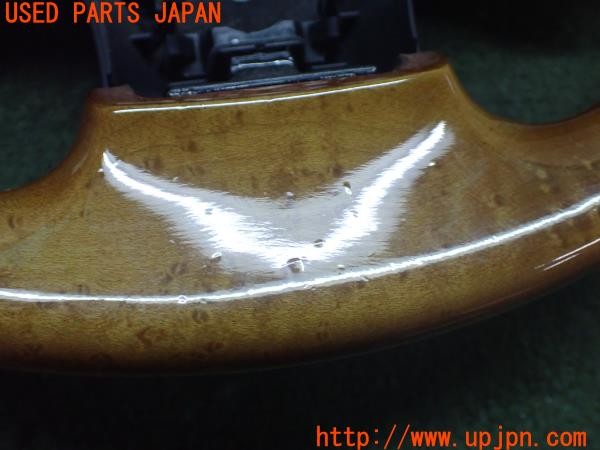 3UPJ=9234460617]レクサス IS250 バージョンL(GSE20)中期 純正 ステアリング ウッドコンビ 木目 中古_4