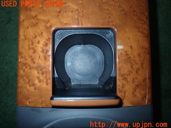 3UPJ=9234460622]レクサス IS250 バージョンL(GSE20)中期 純正 55620-53010 シフトパネル 木目パネル ウッド 中古_3