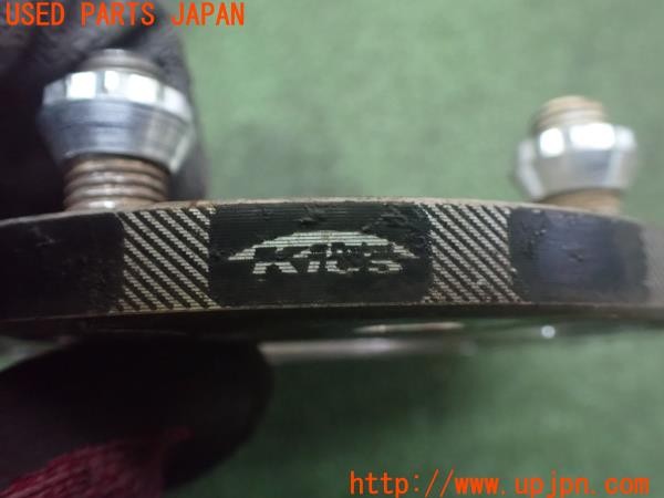 3UPJ=9234480972]マークX 250S GRスポーツ(GRX130)後期 協永産業 Kics ワイドトレッドスペーサー② 11mm PCD114.3 5穴 ハブ径60mm 中古_5