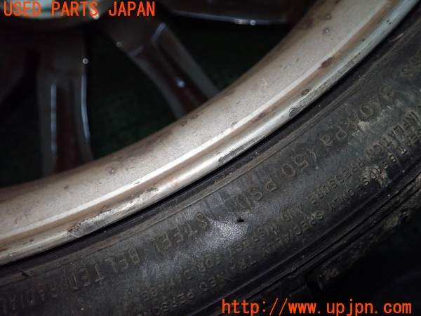 3UPJ=9234490962]ベンツ C180 クーペ(205340C C205)Weds ウェッズ KRANZE VERAE ホイール 20×9.0J +37 PCD112 5穴 2本 中古_5