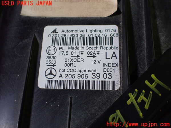 1UPJ-9234491132]ベンツ C180 クーペ(205340C)(205)左ヘッドライト LED 中古_4