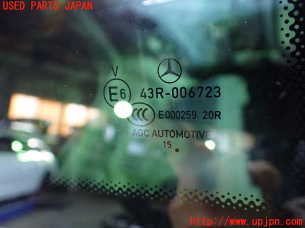 1UPJ-9234491380]ベンツ C180 クーペ(205340C)(205)右クォーターガラス 中古(43R-006723)_2