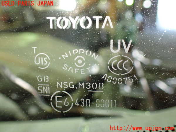 1UPJ-9234531202]アルファード(AGH30W)左フロント三角窓ガラス 中古_2