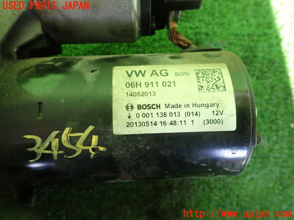 2UPJ-9234546010]アウディ・A5 スポーツバック(8TCDNL)セルモーター 中古_3