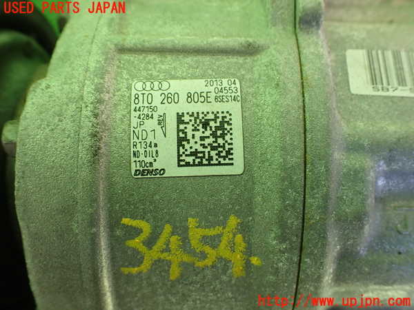 2UPJ-9234546025]アウディ・A5 スポーツバック(8TCDNL)エアコンコンプレッサー 中古_3