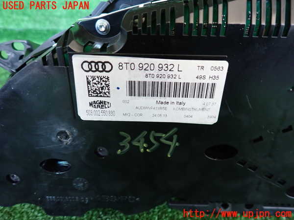 2UPJ-9234546170]アウディ・A5 スポーツバック(8TCDNL)スピードメーター 中古_3