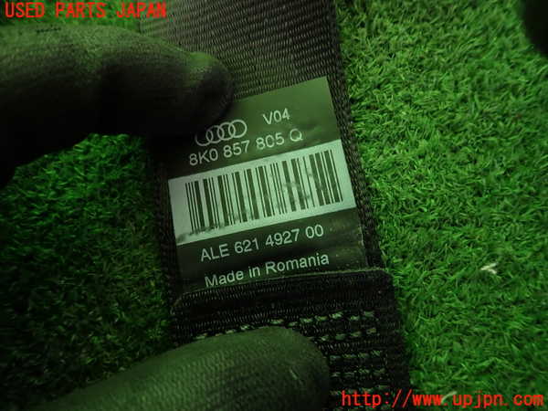 2UPJ-9234547155]アウディ・A5 スポーツバック(8TCDNL)右2列目シートベルト 中古_2