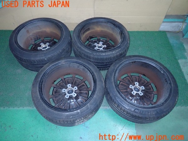 3UPJ=9234550921]ポルシェ タイカン 4S(J1NB 9J1型)純正 タイヤホイール 20×9J +54 11J +60 PCD130 5穴 4本 難有 中古_5