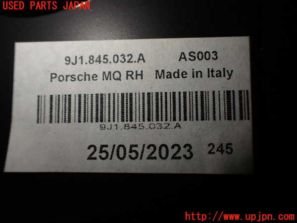 2UPJ-9234551370]ポルシェ・タイカン 4S(J1NB)右サイドセンターガラス 中古(43R-011595 M5532)_4