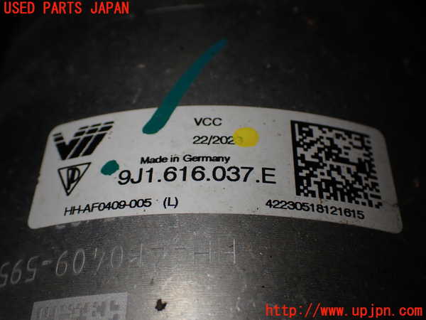 2UPJ-9234555025]ポルシェ・タイカン 4S(J1NB)左フロントストラット 中古_2