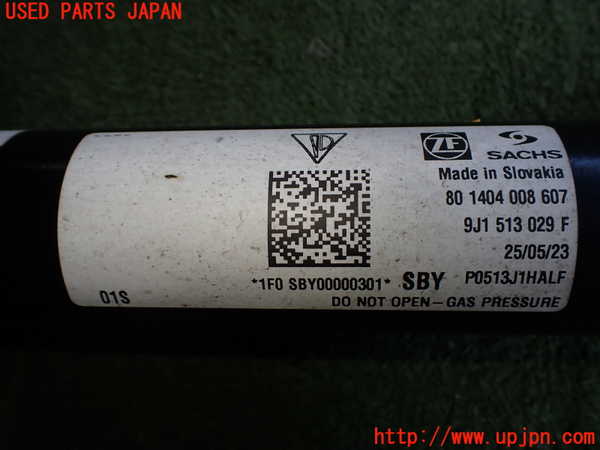 2UPJ-9234555070]ポルシェ・タイカン 4S(J1NB)右リアショックアブソーバー 中古_3
