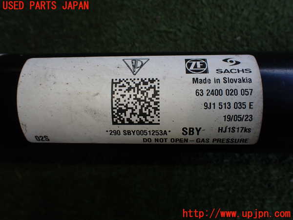 2UPJ-9234555075]ポルシェ・タイカン 4S(J1NB)左リアショックアブソーバー 中古_3