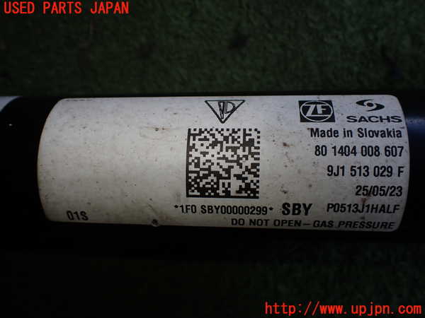 2UPJ-9234555075]ポルシェ・タイカン 4S(J1NB)左リアショックアブソーバー 中古_4