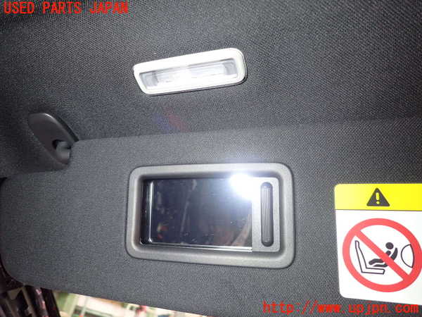 2UPJ-9234557630]ポルシェ・タイカン 4S(J1NB)室内サンバイザー左側 中古_3