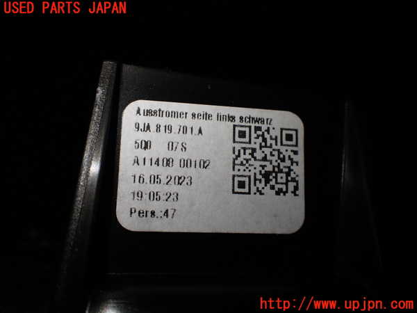 2UPJ-9234557528]ポルシェ・タイカン 4S(J1NB)エアコン吹き出し口3 (左) 中古_4