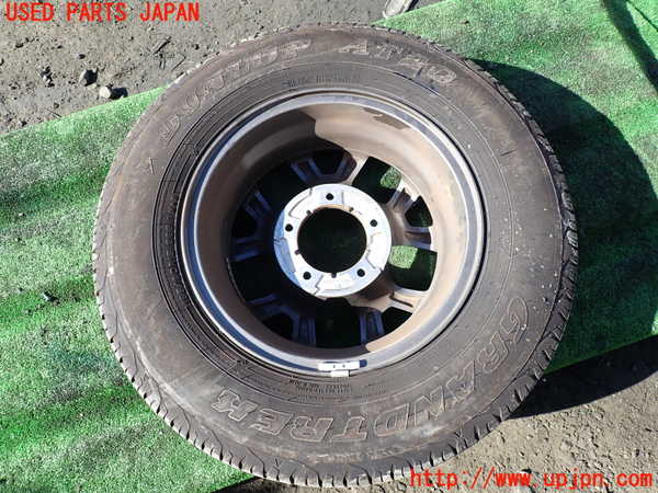 1UPJ-9234629026]ジムニー シエラ(JB74W)タイヤ　ホイール　1本① 195/80R15 中古_4