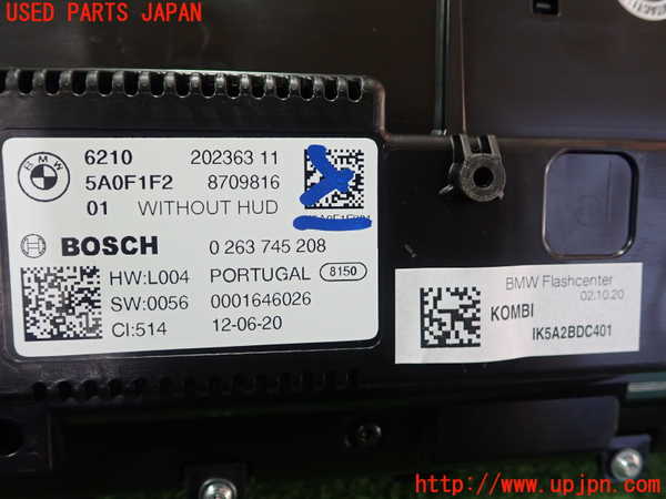 1UPJ-9234656170]BMW 218d グランクーペ F44(7M20)スピードメーター 中古_3
