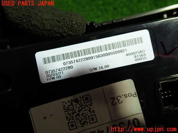 1UPJ-9234666066]ジープ・レネゲード(BV13PM)エアコンスイッチ1 中古_2