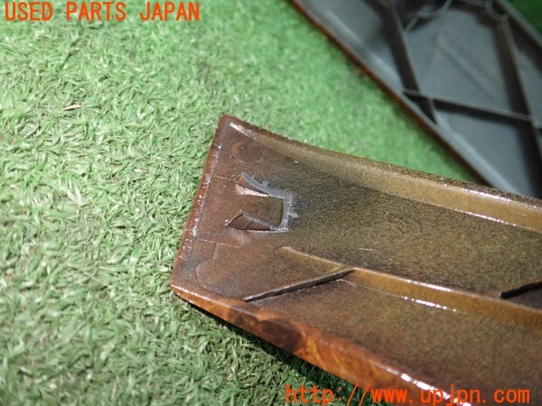 3UPJ=9234670645]ベンツ ビアノ 3.2アンビエンテ(639811 W639)純正 内装パネル オーディオパネル インストルメントパネル 木目調 中古_4