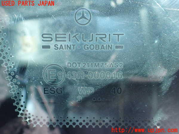 1UPJ-9234671200]ベンツ ビアノ(Viano) W639 (639811)右フロント三角窓ガラス 中古 SAINT-GOBAIN SEKURIT M75 43R-000016_2