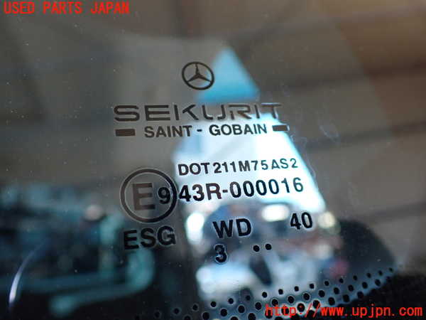 1UPJ-9234671382]ベンツ ビアノ(Viano) W639 (639811)左クォーターガラス 中古 SAINT-GOBAIN SEKURIT M75 43R-000016_3