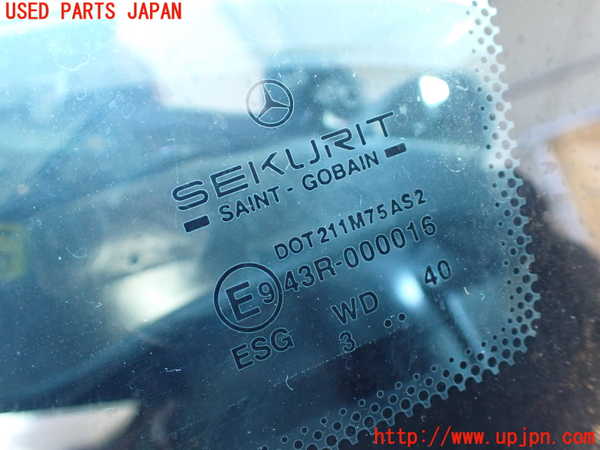 1UPJ-9234671202]ベンツ ビアノ(Viano) W639 (639811)左フロント三角窓ガラス 中古 SAINT-GOBAIN SEKURIT M75 43R-000016_2